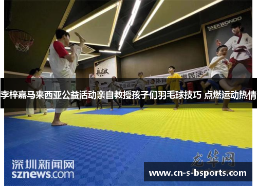 李梓嘉马来西亚公益活动亲自教授孩子们羽毛球技巧 点燃运动热情